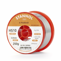 Stannol HS10 507970 soldeertin 1,5mm 250gram | Soldeerbout-shop.nl