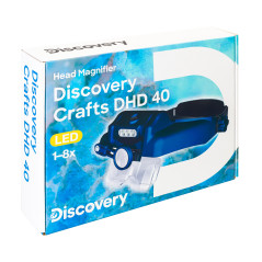 Discovery Crafts DHD40 Vergrootglas met hoofdband en verlichting | Soldeerbout-shop.nl