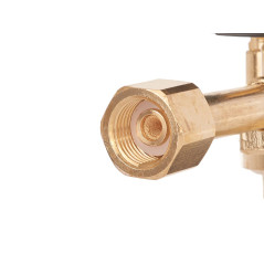 GEKO G80033 CO2 en Argon gasdrukregelaar instelbaar tot 5Bar | Soldeerbout-shop.nl