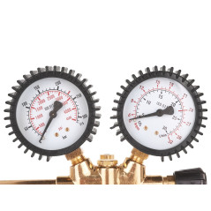 GEKO G80033 CO2 en Argon gasdrukregelaar instelbaar tot 5Bar | Soldeerbout-shop.nl