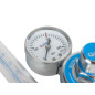 GEKO G80075 CO2 en Argon gasdrukregelaar instelbaar met flowmeter