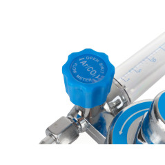 GEKO G80075 CO2 en Argon gasdrukregelaar instelbaar met flowmeter | Soldeerbout-shop.nl