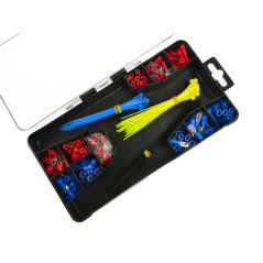 GEKO G01776 3-in-1 Strip-, knip- en krimptang met AMP-kabelschoenen 260-delig | Soldeerbout-shop.nl