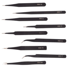 GEKO G02709 Pincettenset 9-delig | Soldeerbout-shop.nl