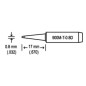 Bakon 900M-T-0.8D soldeerpunt beitel 0,8mm