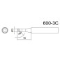 Bakon 600M-3C soldeerpunt schuin 3mm