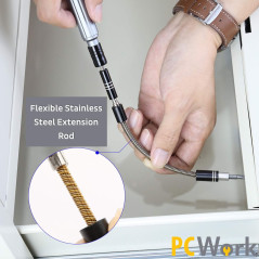PCWork PCW08J Precisie-schroevendraaier- en toolset 89-delig | Soldeerbout-shop.nl