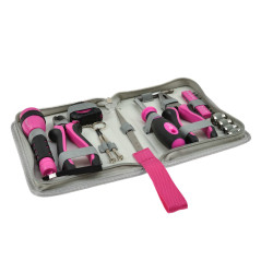 GEKO G10107 23-delige gereedschapsset (roze) | Soldeerbout-shop.nl