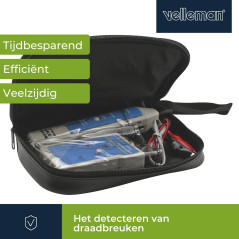 Velleman VTTEST11 Kabeltester en kabelzoeker | Soldeerbout-shop.nl