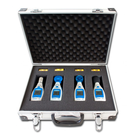 PeakTech 8103 Environment 4-delige omgevingsmeetset | Soldeerbout-shop.nl