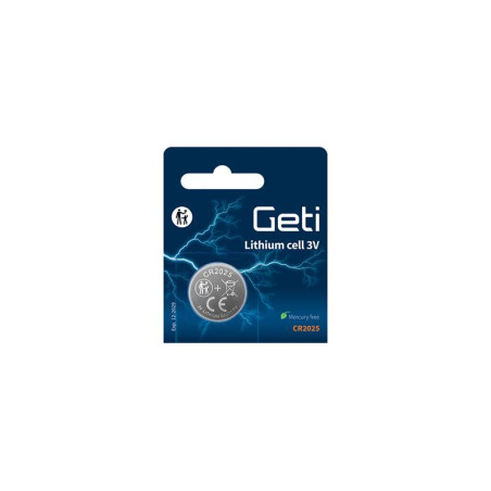 Geti CR2025 3V Lithium knoopcel batterij | Soldeerbout-shop.nl