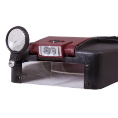 Levenhuk Zeno Vizor H2 Vergrootglas met hoofdband en verlichting | Soldeerbout-shop.nl