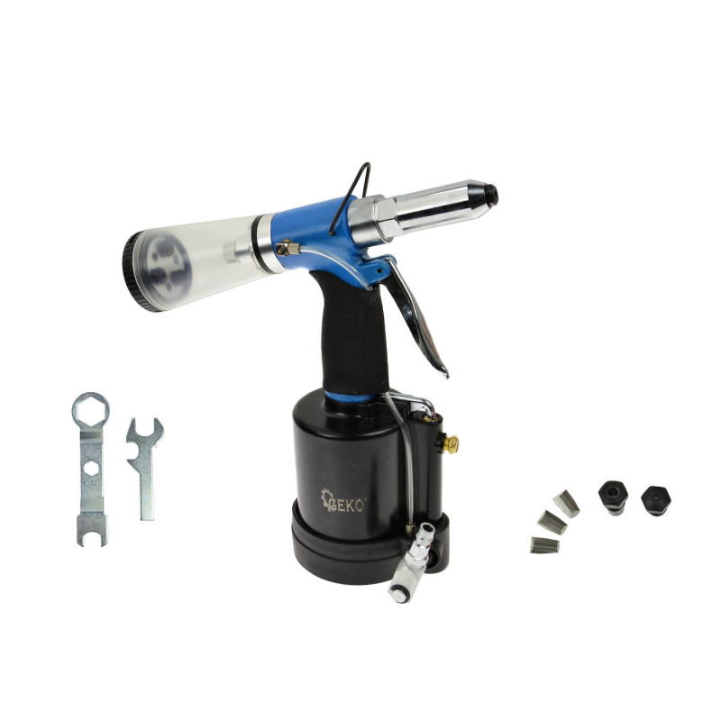 GEKO G01347 Pneumatische popnageltang 2,4 - 6,4mm GEKO G01347 Pneumatische popnageltang 2,4 - 6,4mm