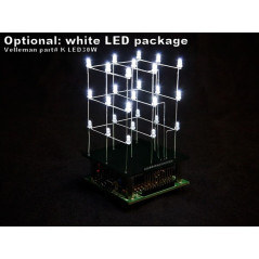 Velleman MK193 3D LED-kubus 3x3x3 Mini Kits bouwpakket