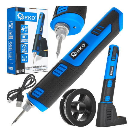GEKO G81218 8Watt Accu soldeerbout | Soldeerbout-shop.nl