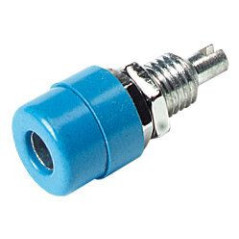 Hirschmann BIL20 Banaanbus inbouwdeel blauw | Soldeerbout-shop.nl