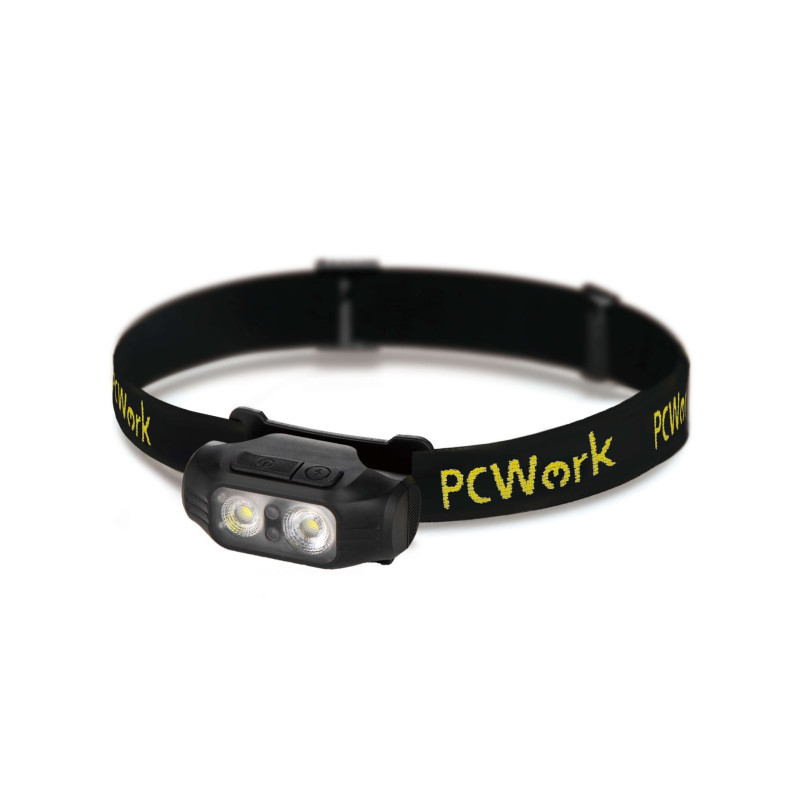 PCWork PCW12A LED hoofdlamp met accu 200lumen PCWork PCW12A LED hoofdlamp met accu 200lumen