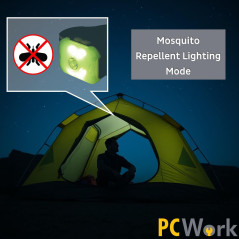 PCWork PCW12B LED hoofdlamp met accu 200lumen | Soldeerbout-shop.nl