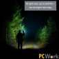 PCWork PCW12H LED zaklamp met accu en zoom 650lumen