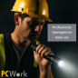 PCWork PCW12H LED zaklamp met accu en zoom 650lumen