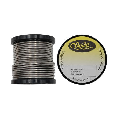 Védé 60/40 massief soldeertin 3mm 1kg | Soldeerbout-shop.nl