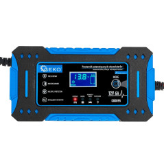 GEKO G80055 Automatische accu-lader 12V 6A | Soldeerbout-shop.nl