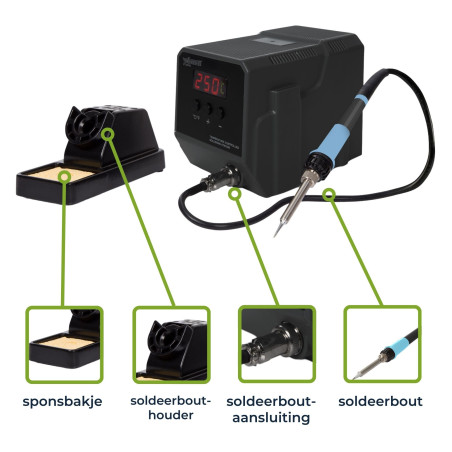 Velleman VTSS220 soldeerstation 60Watt