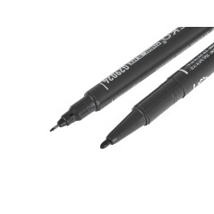 GEKO G29024 Dubbele fine point marker zwart | Soldeerbout-shop.nl