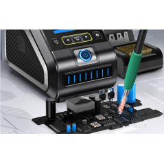 Fnirsi DWS-200F met F210 en F245 houder 200Watt | Soldeerbout-shop.nl