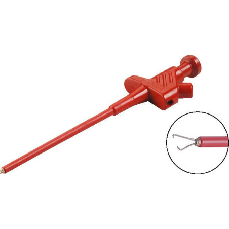 Hirschmann KLEPS30 rood klemmeetpen 30VAC/60VDC 4A | Soldeerbout-shop.nl