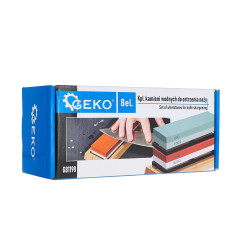 GEKO G81198 Wetsteen messenslijpset 8-delig | Soldeerbout-shop.nl