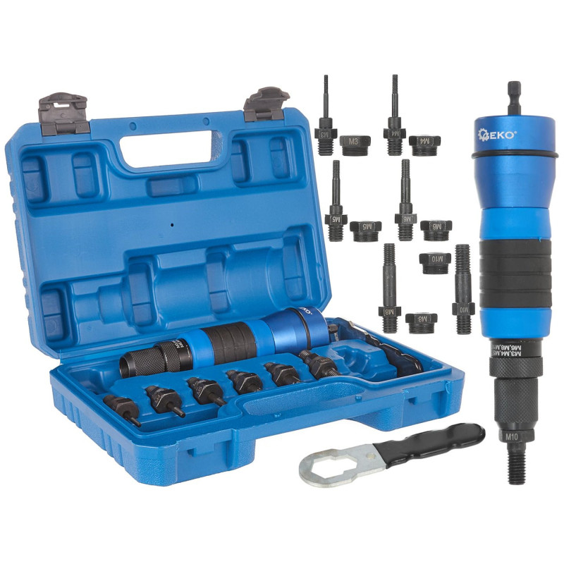 GEKO G01359 Blindklinkmoertang voor Boormachine M3 t/m M10