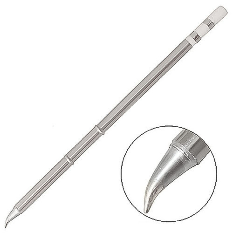 Soldeerbout-shop N12-6 Soldeerpunt Spits gebogen 0,2mm Soldeerbout-shop N12-6 Soldeerpunt Spits gebogen 0,2mm