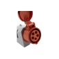McPower CEE wandcontactdoos 16A 5-polig female