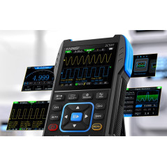 Fnirsi 2C53T 3-in-1 Mini oscilloscoop 50MHz, multimeter en signaalgenerator | Soldeerbout-shop.nl