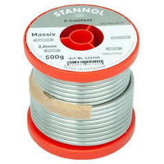 Stannol Massiv 424140 soldeertin 3mm 500gram