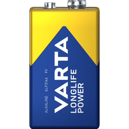 Varta Longlife Power 9V Alkaline blokbatterij