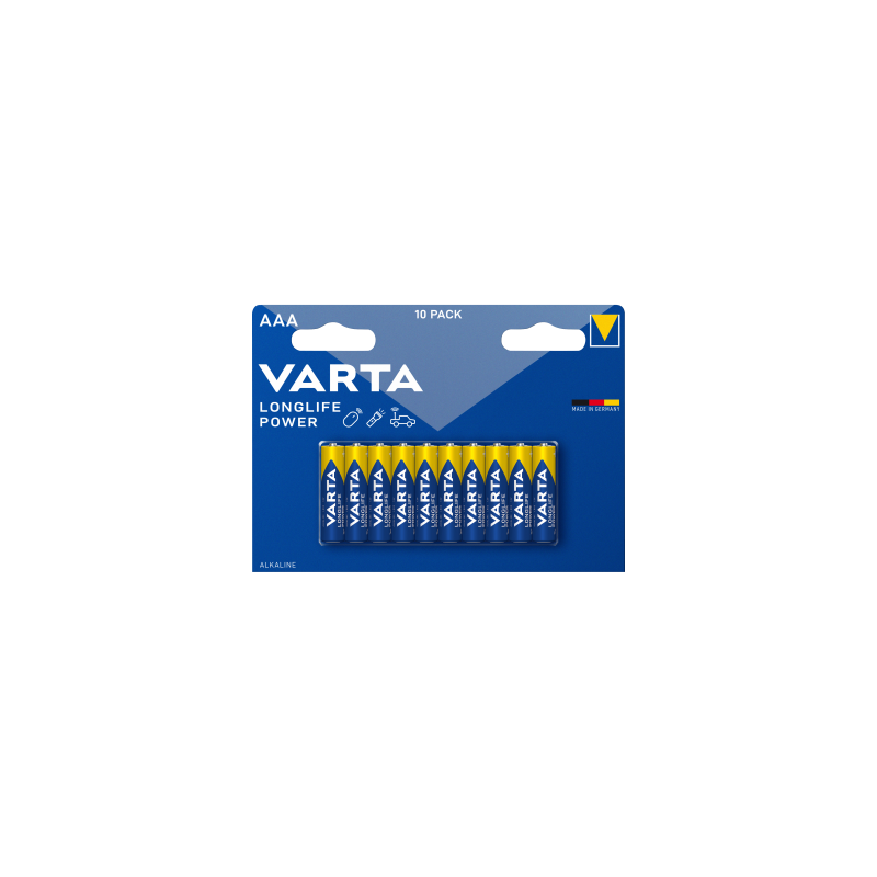 Varta Longlife Power AAA Alkaline batterijen (10stuks)