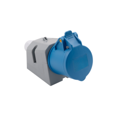 McPower CEE 230V wandcontactdoos 16A 3-polig female