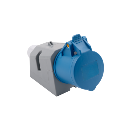 McPower CEE 230V wandcontactdoos 16A 3-polig female