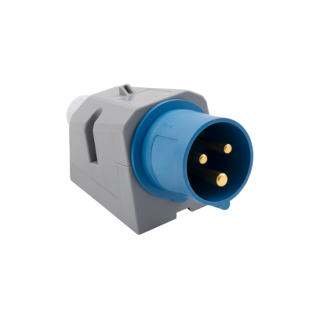 McPower CEE 230V wandcontactdoos 16A 3-polig male