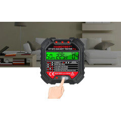 Habotest HT107D Teststekker met 30mA aardlektest  | Soldeerbout-shop.nl