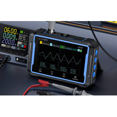 Fnirsi 2C53P 3-in-1 Mini oscilloscoop 50MHz, multimeter en signaalgenerator | Soldeerbout-shop.nl