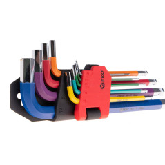 GEKO G01702 Inbus-sleutelset 9-delig | Soldeerbout-shop.nl