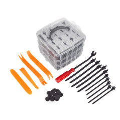 GEKO G02935 Clips en pluggen assortiment 655-delig