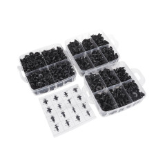 GEKO G02935 Clips en pluggen assortiment 655-delig | Soldeerbout-shop.nl