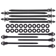 GEKO G02935 Clips en pluggen assortiment 655-delig | Soldeerbout-shop.nl