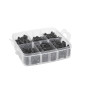 GEKO G02935 Clips en pluggen assortiment 655-delig GEKO G02935 Clips en pluggen assortiment 655-delig
