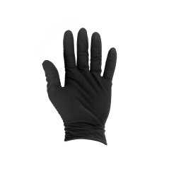 GEKO G75200-S Nitril Solid Grip handschoenen ongepoederd S zwart (50 stuks) | Soldeerbout-shop.nl