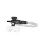 GEKO G03219 Vergrootglas met hoofdband en verlichting